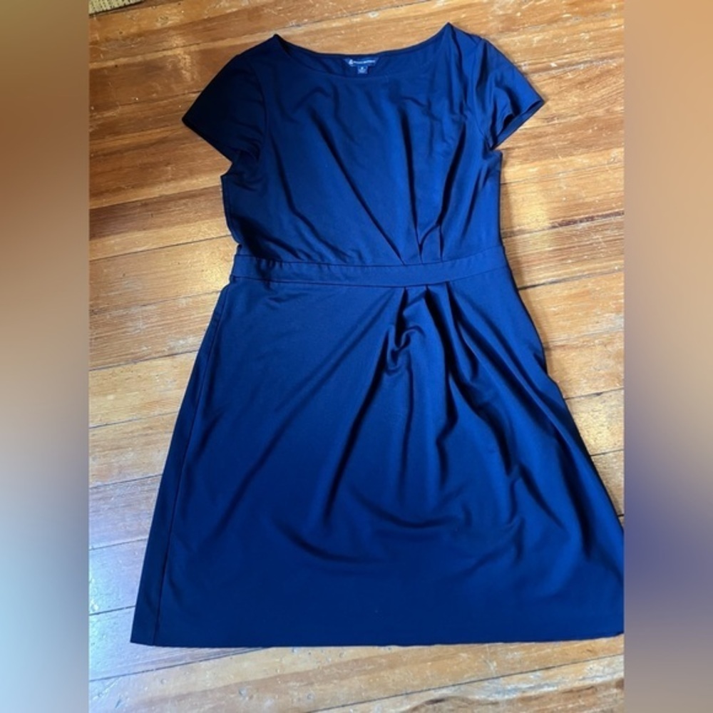 Brooks Brothers Navy Blue Midi Dress